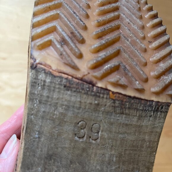 Sanita Wooden Brown Clogs Size 39 / US 8-8.5 - Picture 8 of 8